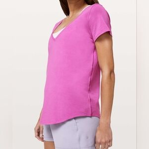 Lululemon Love Tee V In Hyacinth